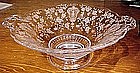 Elegant Glass ROSEPOINT 7" KEYHOLE LOW COMPORT
