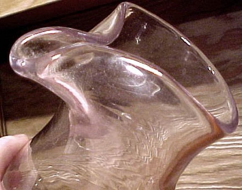 EKENAS Swedish Art Glass COCKTAIL PITCHER with STIRRER
