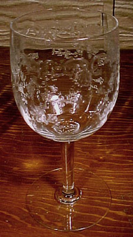 Bohemia QUEEN'S LACE ETCHED WINE GLASSES