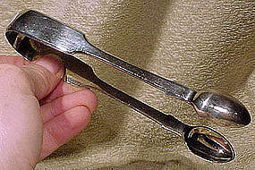 WILLIAM IV STERLING SUGAR TONGS Wm. Ely 1834-5