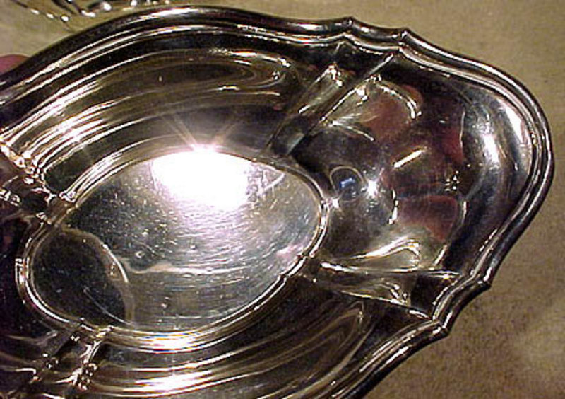 Set of Four BIRKS STERLING NUT or MINT DISHES 1940s-50s