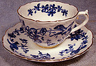 COALPORT BLUE BIRDS CUP & SAUCER