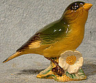 BESWICK GREENFINCH with FLOWER 2105B BIRD FIGURINE