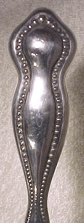 STERLING HANDLE DINNER BELL c1900