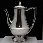Rare Hector Aguilar Sterling Silver Coffee / Tea Pot Square Handle