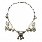 William Spratling 980 Silver Tuliman Birds Taxco Mexican Necklace