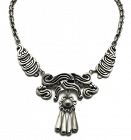 William Spratling 1940's Taxco Mexican 980 Silver Necklace