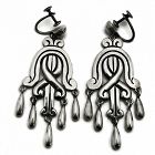 Hector Aguilar Taxco Mexican 940 Silver Chandelier Earrings