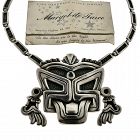 Margot de Taxco #5415 Sterling Silver Mexican Pendant/Pin Necklace
