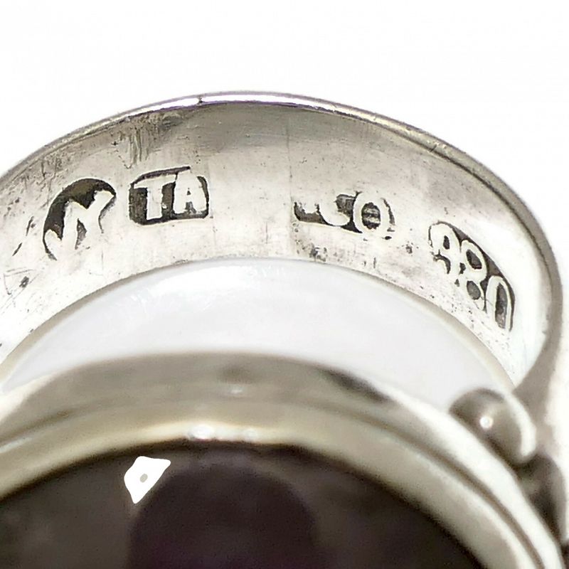 William Spratling Amethyst 980 Silver Taxco Mexican Ring