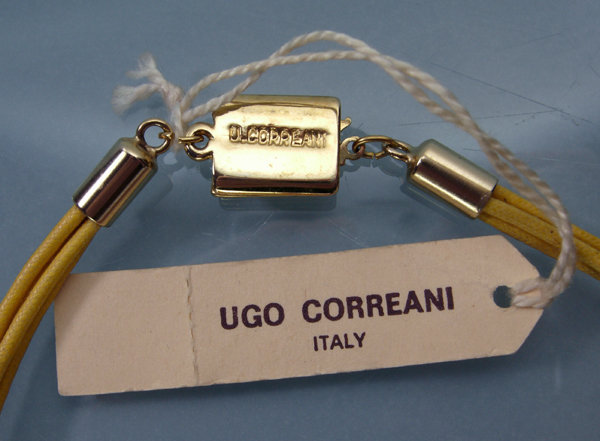 1980s Ugo Correani Italy Lucite Necklace Coral Sea Life