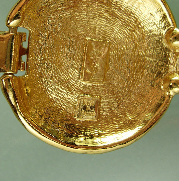 1970s Yves Saint Laurent Molten Gold Statement Bracelet