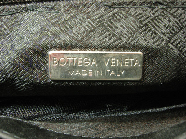 Bottega Veneta Nero Intrecciato Small Shoulder Bag
