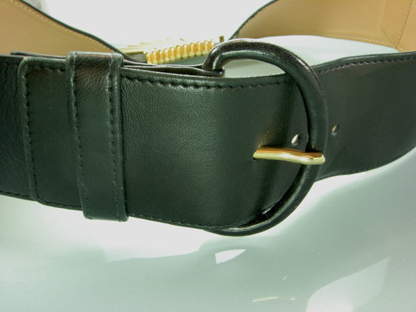 1980s Signed Karl Lagerfeld Statement Belt France