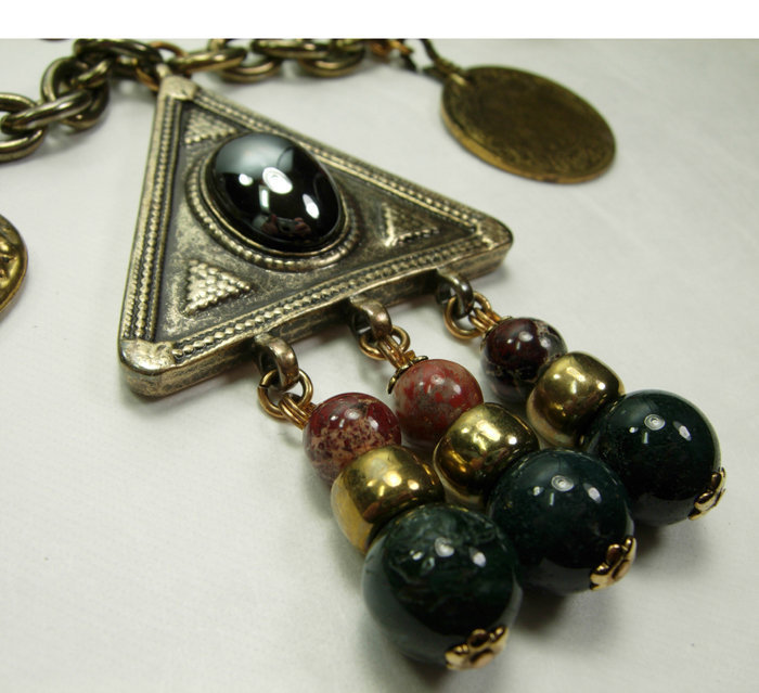 70s Early Heidi Daus for Jim Walters Charm Necklace