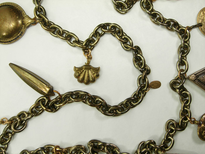 70s Early Heidi Daus for Jim Walters Charm Necklace