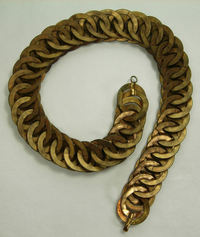 40s Joseff of Hollywood Byzantine Style Ornate Necklace