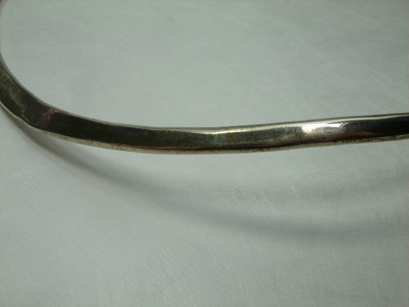 1960s Hans Hansen Denmark Sterling Silver Pendant on Sterling Necklace