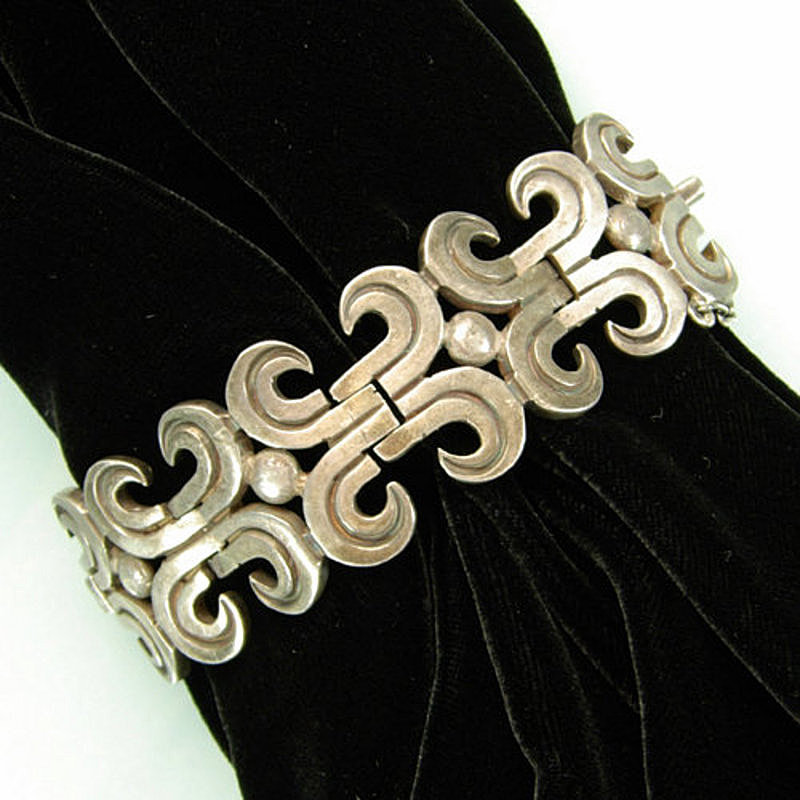 Exceptional Heavy Silver Los Ballesteros Link Bracelet