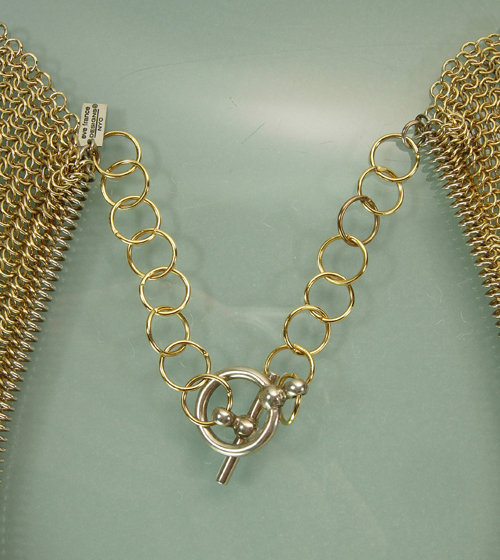 Fabulous Statement Chainmaille Bib Necklace: Eve France