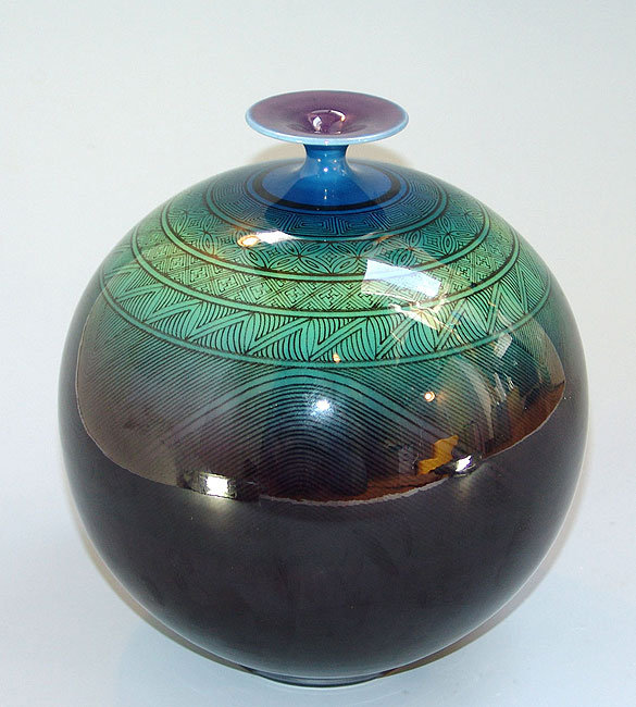 Porcelain Vase, Living National Treasure Yasokichi III