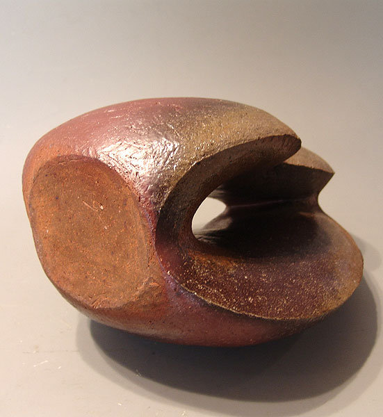 Contemporary Bizen Sculptural Vase by Kawabata Fumio