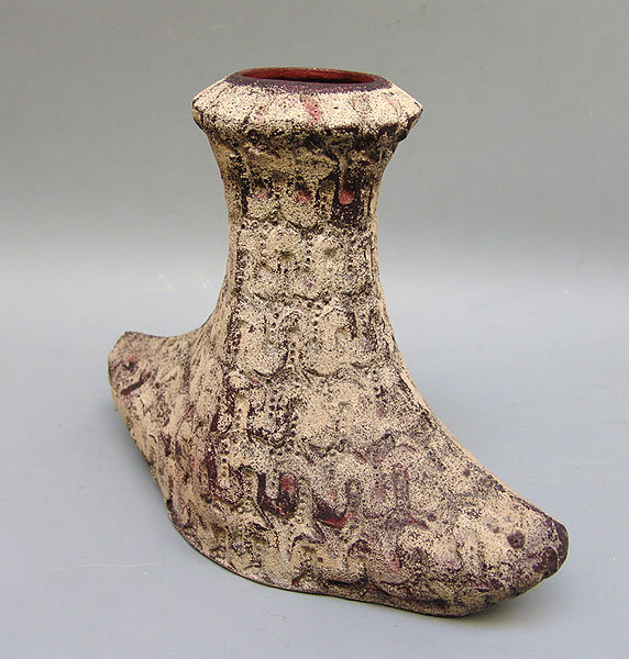 Unusual Pottery Vase by Koinuma Michio