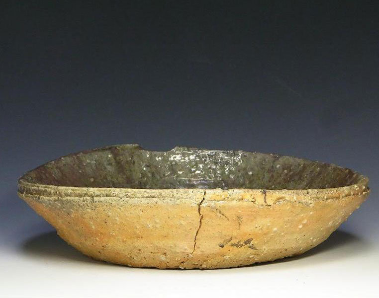 Contemporary Shigaraki Bowl by Tsujimura Shiro
