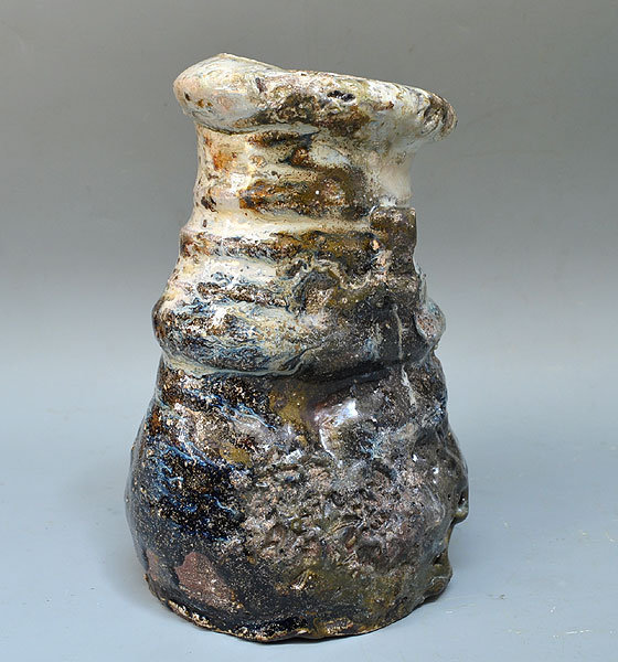 Modern Japanese Karatsu Vase by Nakagawa Jinembo