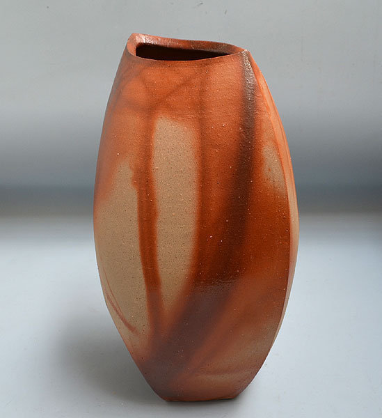 Yamamoto Yuichi Large Contemporary Hidashiki Bizen Vase