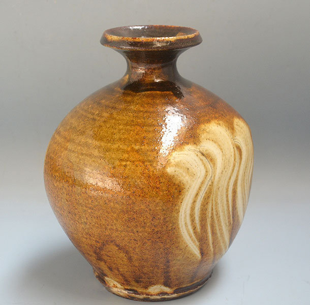 Funaki Kenji Japanese pottery “Flame” Tsubo