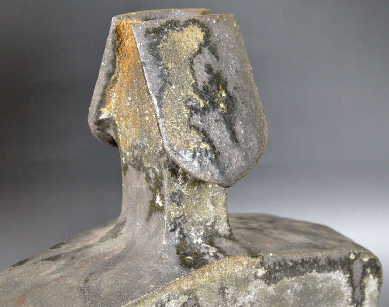 Koinuma Michio Contemporary Sculptural Salt Glazed Vessel