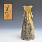Tanimoto Kei Contemporary Iga Shizen-yu Ash Glaze Vase