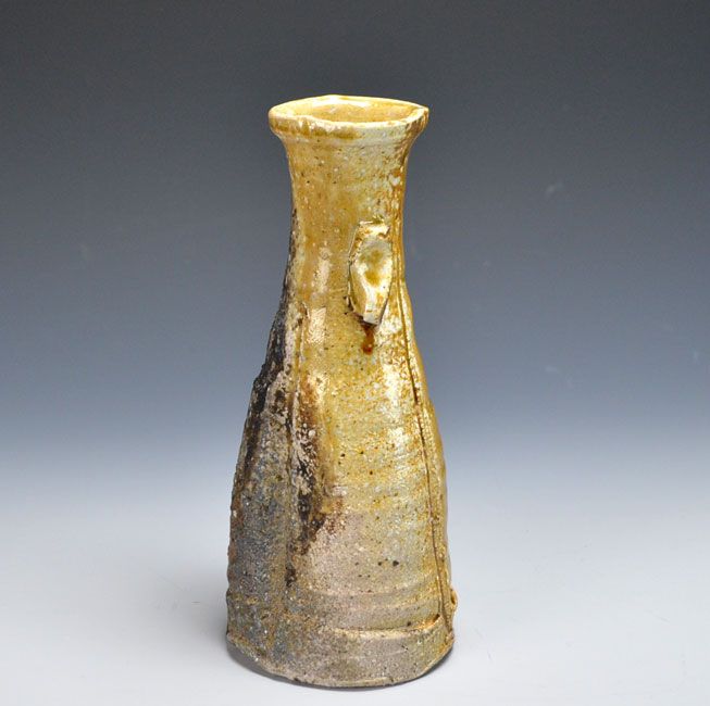 Tanimoto Kei Contemporary Iga Shizen-yu Ash Glaze Vase