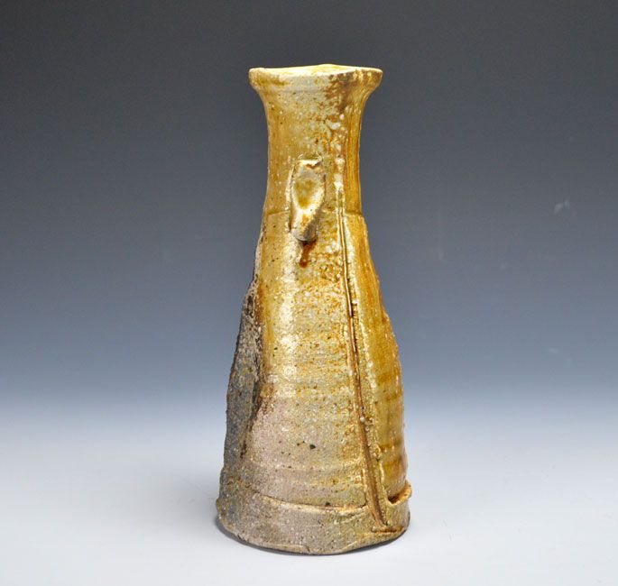 Tanimoto Kei Contemporary Iga Shizen-yu Ash Glaze Vase