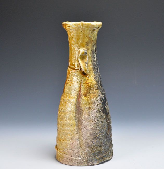 Tanimoto Kei Contemporary Iga Shizen-yu Ash Glaze Vase