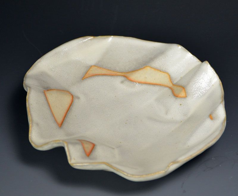 Important Artist &amp; Sodeisha Founder Yagi Kazuo pottery Plate