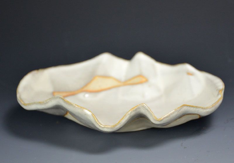 Important Artist &amp; Sodeisha Founder Yagi Kazuo pottery Plate