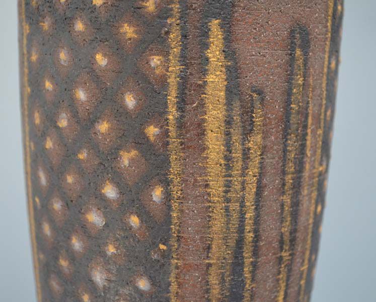 Mid-century Pottery Vase by Kiyomizu Rokubei VI