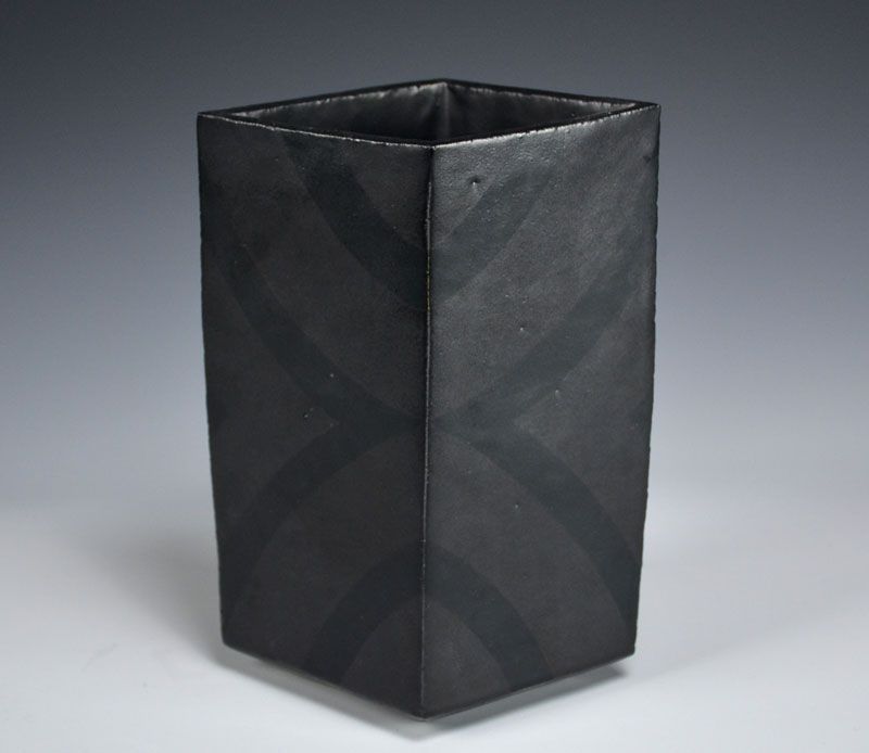 Rare! Kiyomizu Kyubei Mid-century Vase (Rokubei VII)