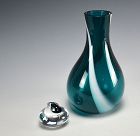 Japanese Art Glass Decanter by Nakashima Yasushi