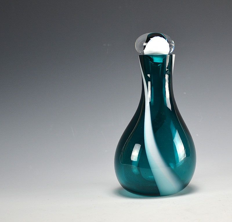 Japanese Art Glass Decanter by Nakashima Yasushi