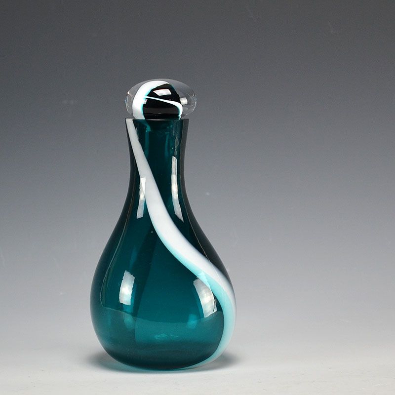 Japanese Art Glass Decanter by Nakashima Yasushi