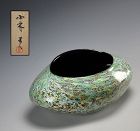 Exquisite Hand-blown Glass Vase by Kobayashi Mitsugi