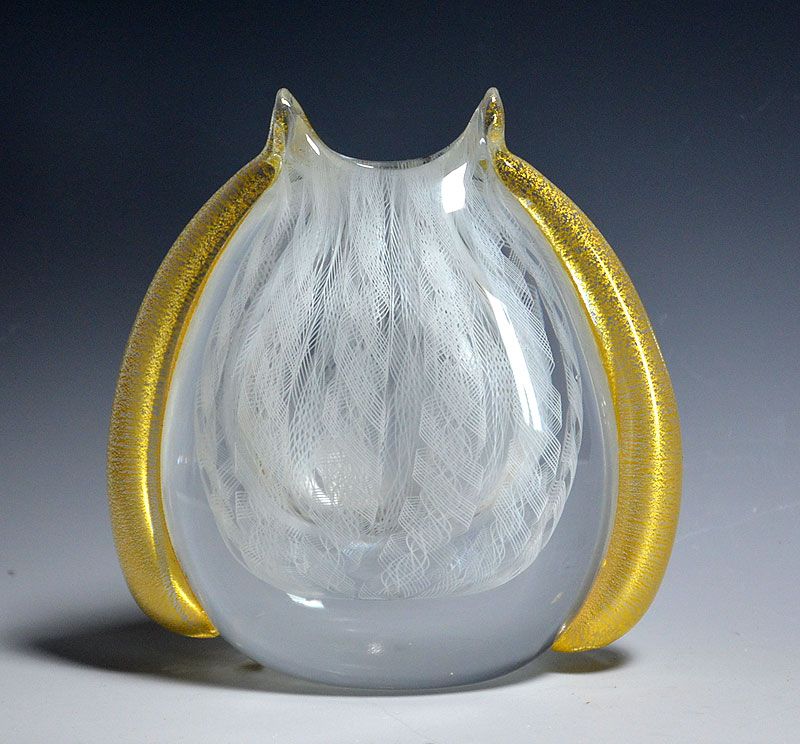 Yasuda Taizo Japanese Art-Glass Vase