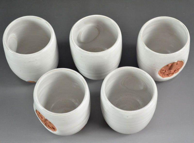 Set of 5 Yunomi Cups by Sodeisha Legend Suzuki Osamu