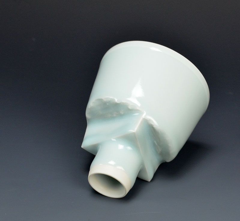 Contemporary Koro Porcelain Incense Burner by Yagi Akira