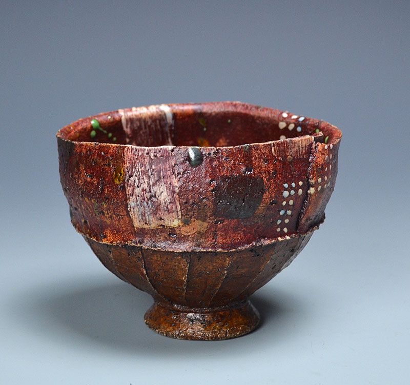 Nakata Atsushi Lacquer Fired Chawan Tea Bowl