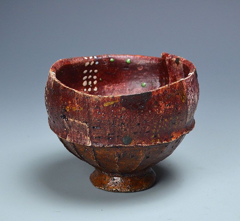 Nakata Atsushi Lacquer Fired Chawan Tea Bowl