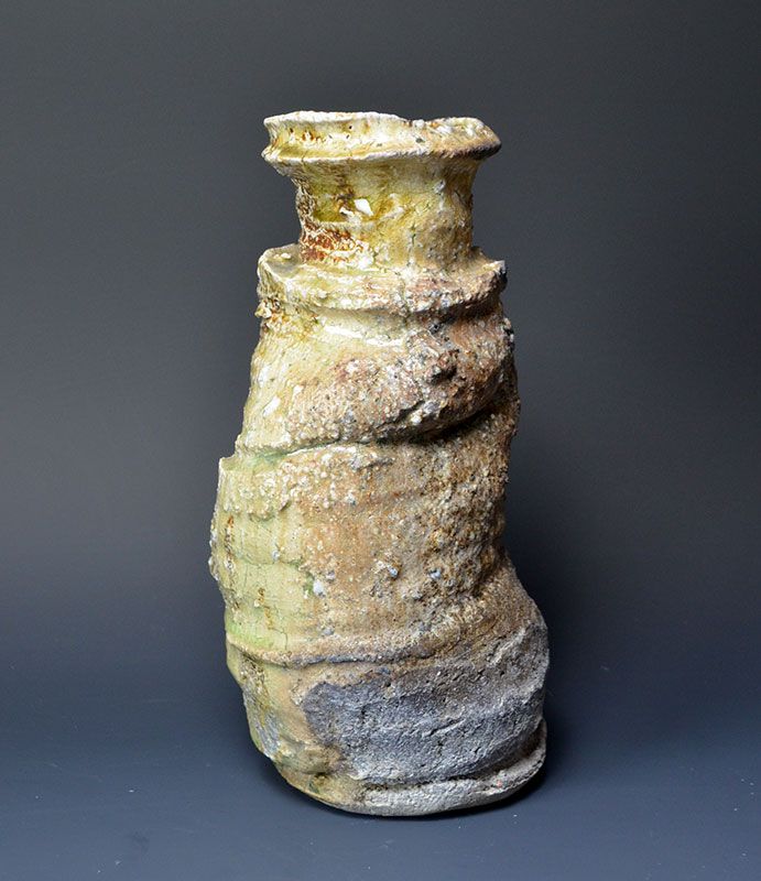 Murakoshi Takuma Ash-glazed Shigaraki Vase